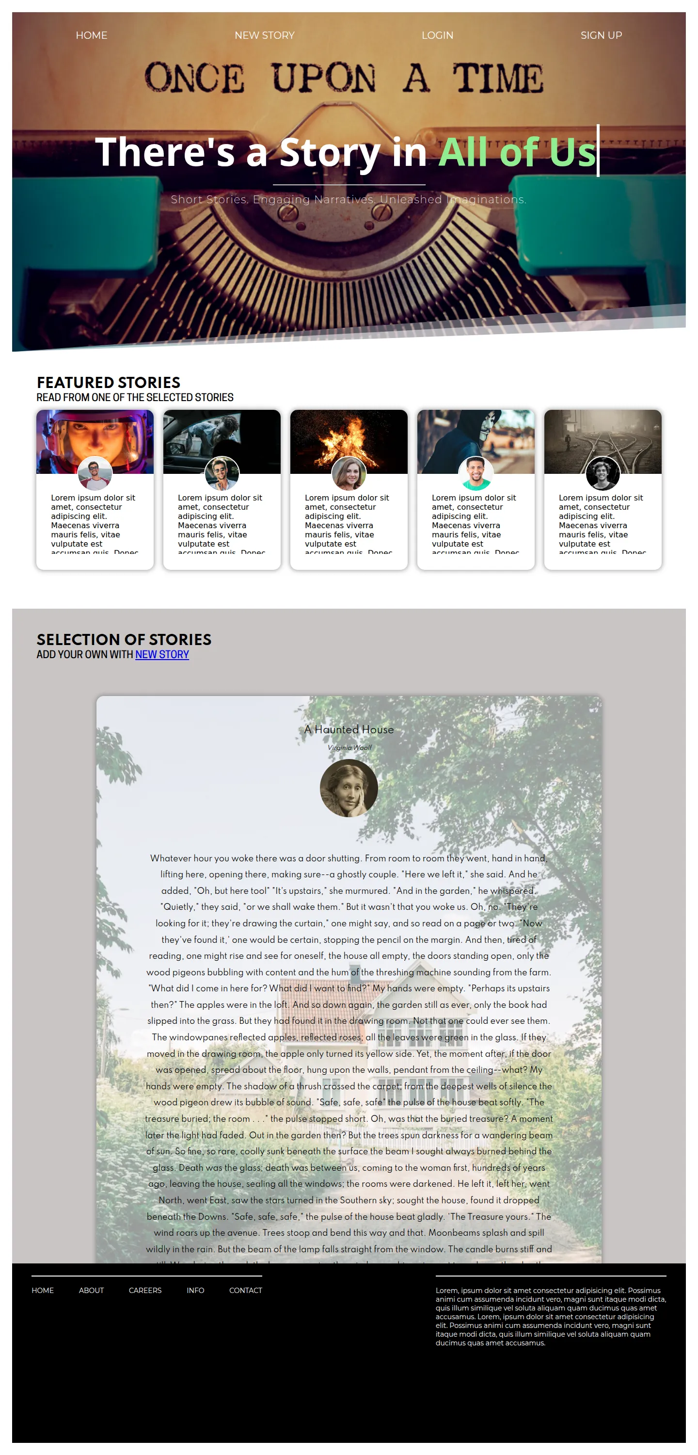 Writers Website